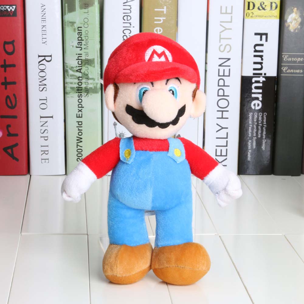 Búp bê nhồi bông hình Mario mềm mại kích thước 25cm