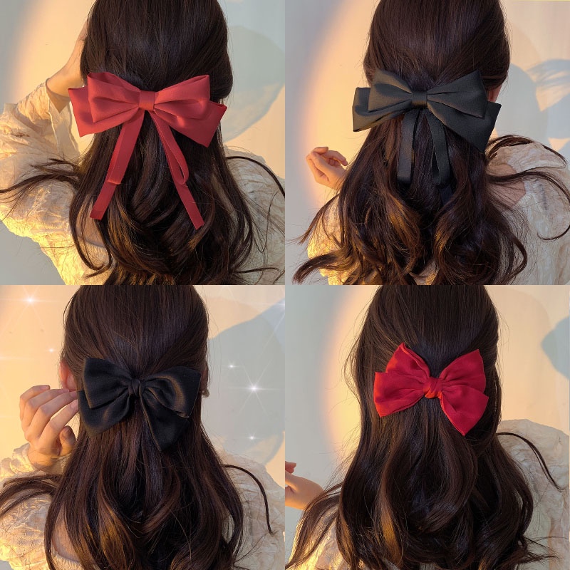 Kẹp Tóc Hình Nơ Ruy Băng Mới 2023 Cho Nữ