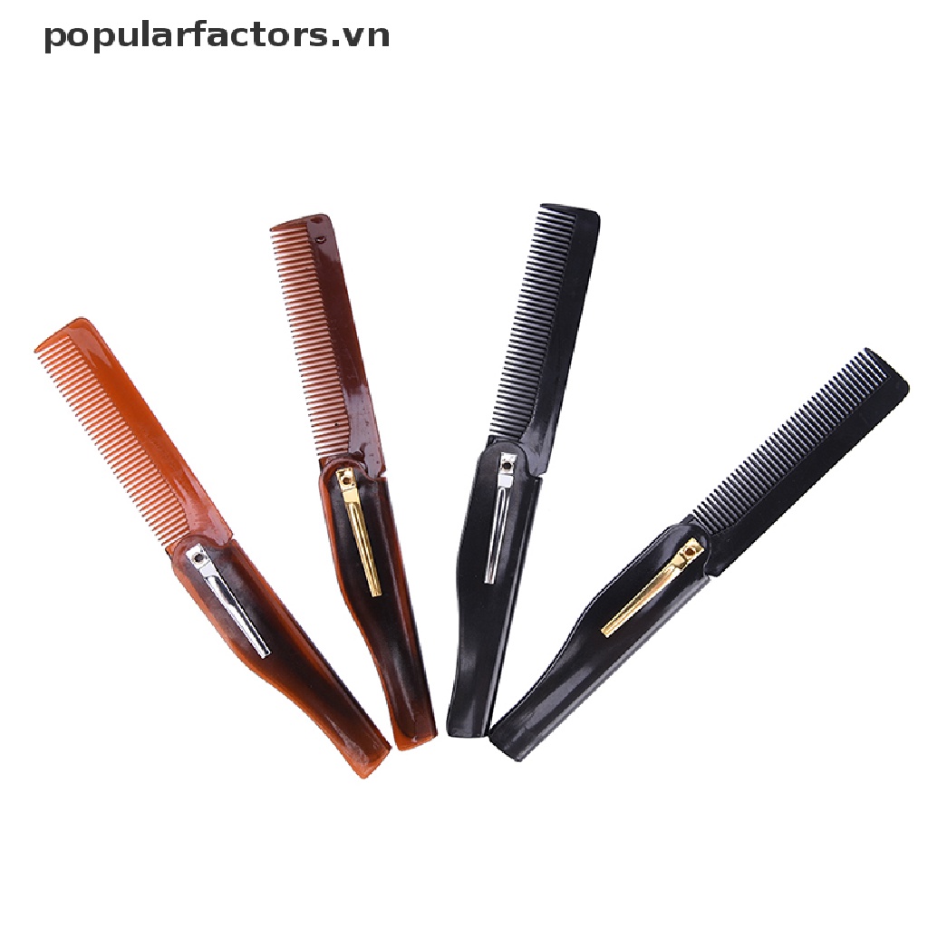 Lược Chải Tóc / Râu Gấp Gọn Bỏ Túi 1 Lần Tiện Dụng