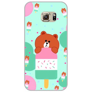 [FREESHIP ĐƠN 50K] Ốp lưng dẻo Nettacase cho điện thoại Samsung Galaxy S7 Edge _Gấu Brown 03