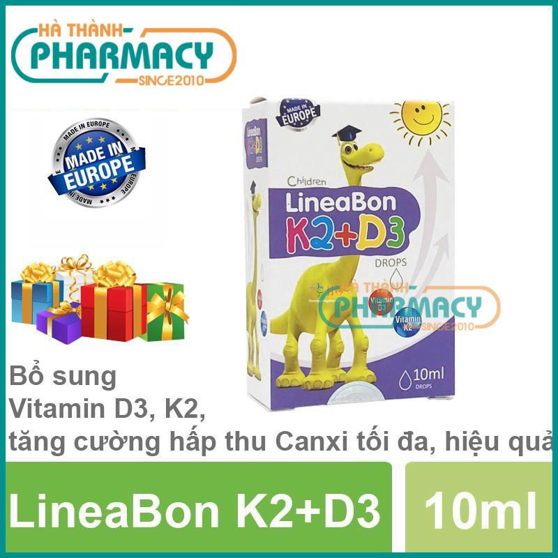 Lineabon và Canxi Hartus - Bộ đôi bổ sung Canxi và Vitamin D3 cho bé từ sơ sinh - Nhập khẩu từ Châu Âu