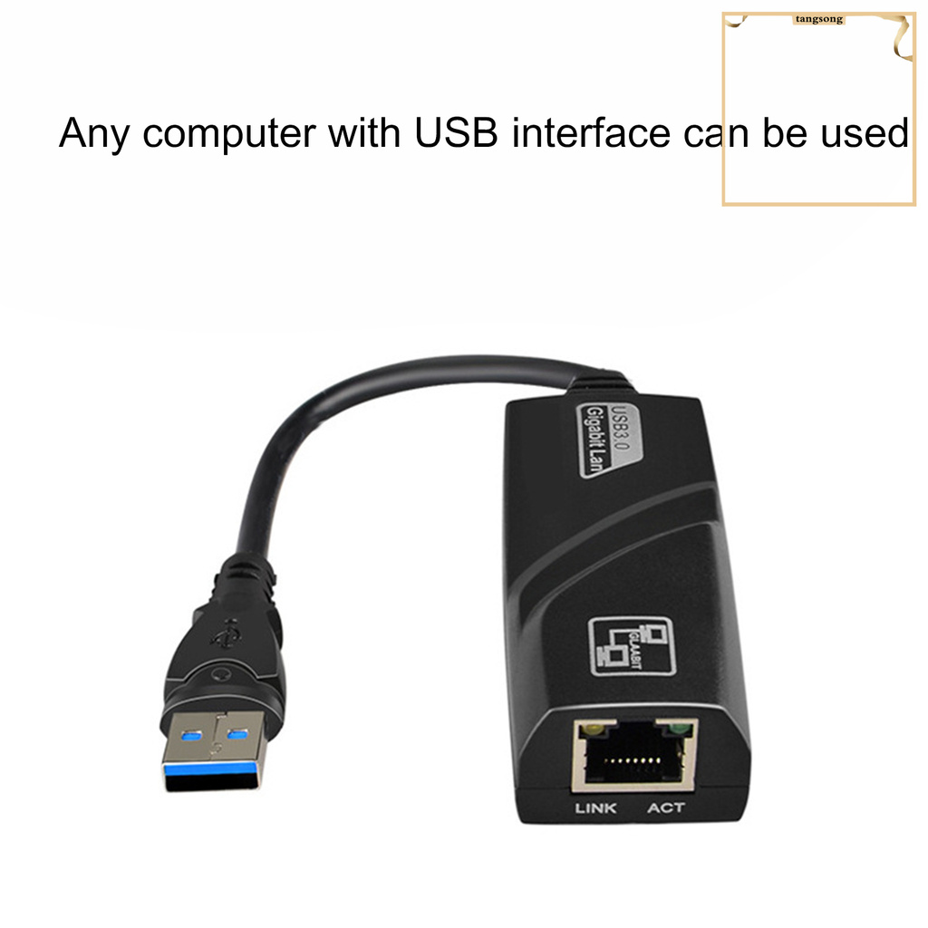 Cáp Chuyển Đổi Usb 3.0 Sang Rj45 Gigabit Ethernet 10 / 100 / 1000mbps | BigBuy360 - bigbuy360.vn
