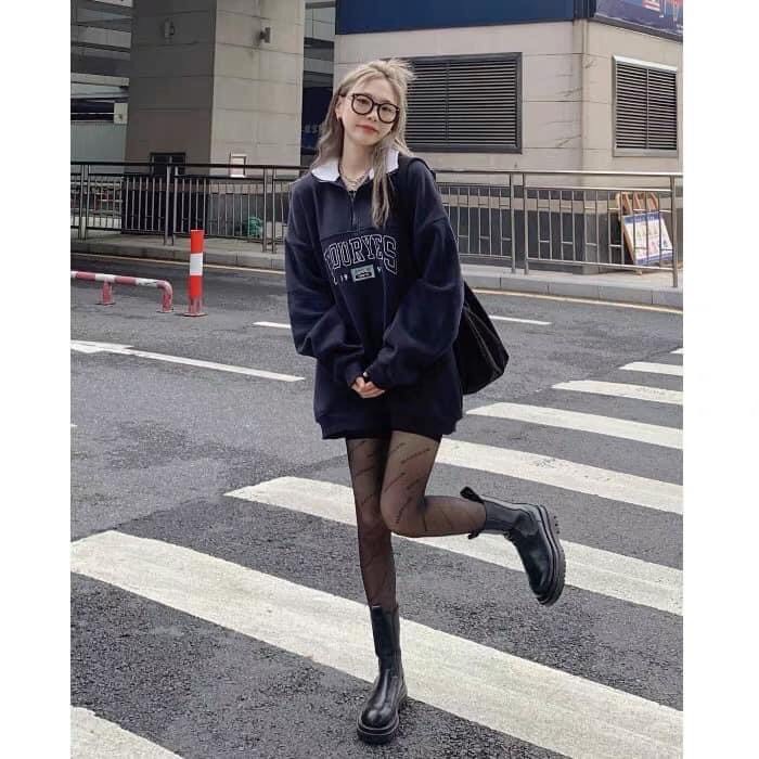 Áo Nữ, Áo Polo Cổ Trắng Siêu Hot Hit Chất Nỉ Siêu Xinh | BigBuy360 - bigbuy360.vn