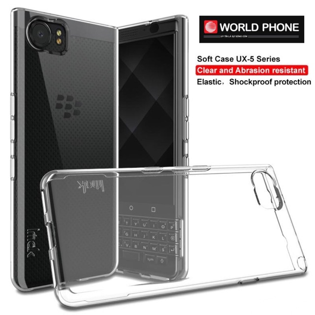 Ốp lưng BlackBerry Keyone silicon trong cực đẹp, cao cấp từ imak