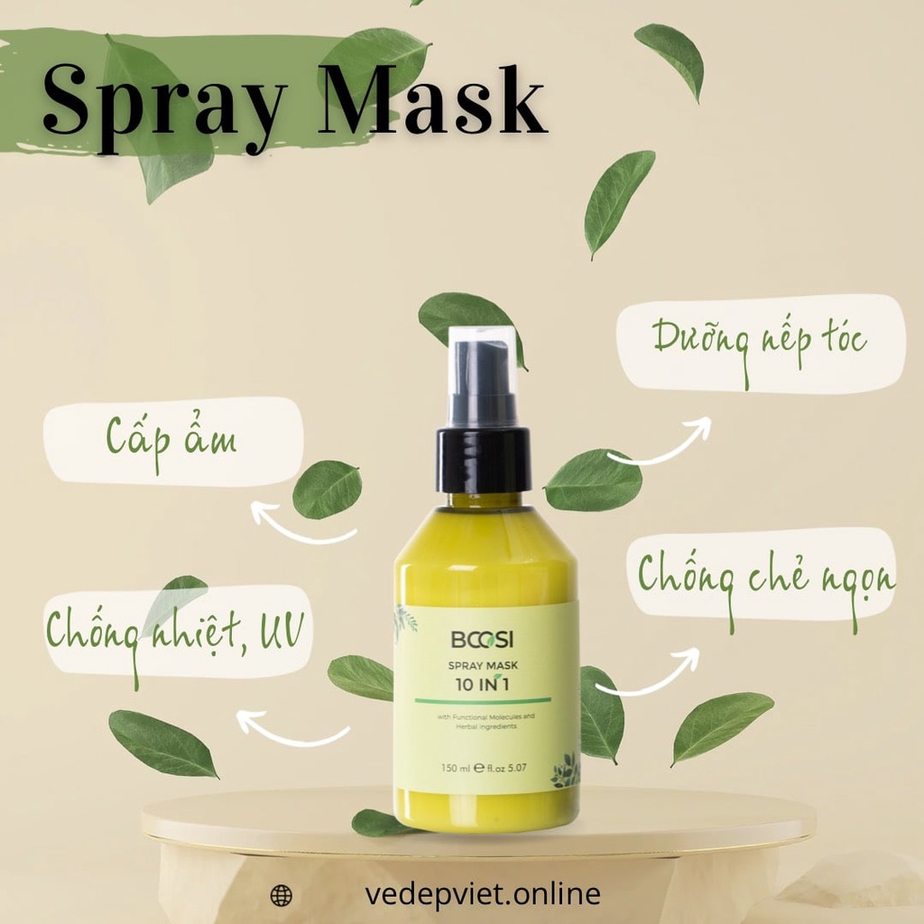 Xịt dưỡng tóc Bcosi 10 trong 1 Bcosi Spray Mask 150ml