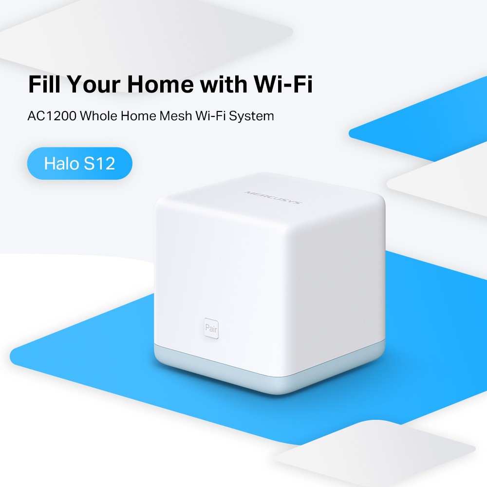 Halo S12(2-pack) - Hệ Thống Wi-Fi Mesh Cho Gia Đình AC1200 | BigBuy360 - bigbuy360.vn