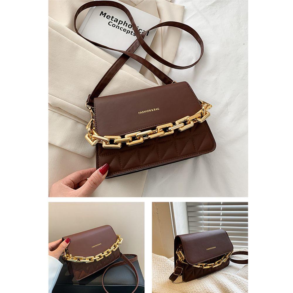 Túi Đeo Chéo Da PU Màu Cầu Vồng Thời Trang Cho Nữ