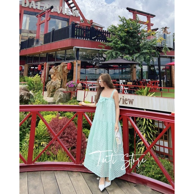 Đầm cột nơ tiểu thư MOCHI DRESS