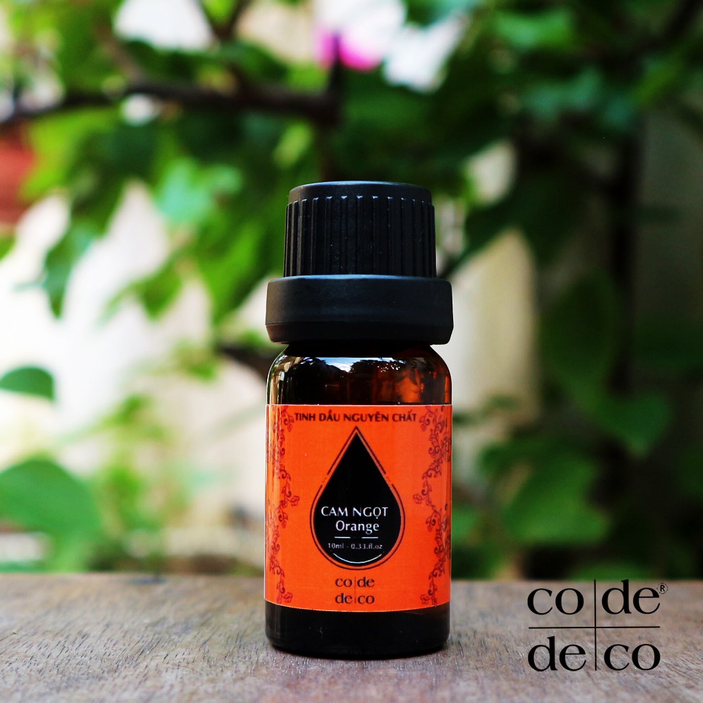 Tinh Dầu Thiên Nhiên Cam Ngọt Xông Phòng, Khử Mùi, Thư Giãn Tinh Thần 10ml CODE DECO