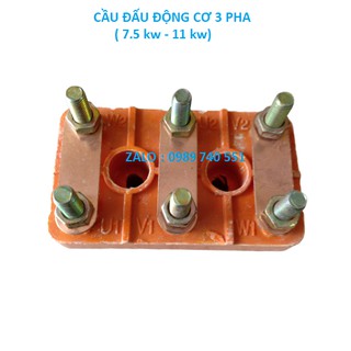 01 Cầu đấu động cơ 3 pha - Cầu đấu 7.5kw - 11kw mã Y160-180