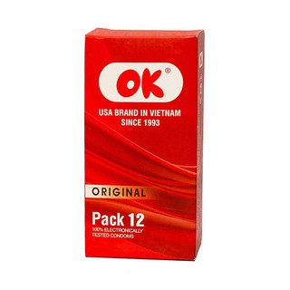 Bao Cao Su Ok Original ( Hộp 12 Cái)