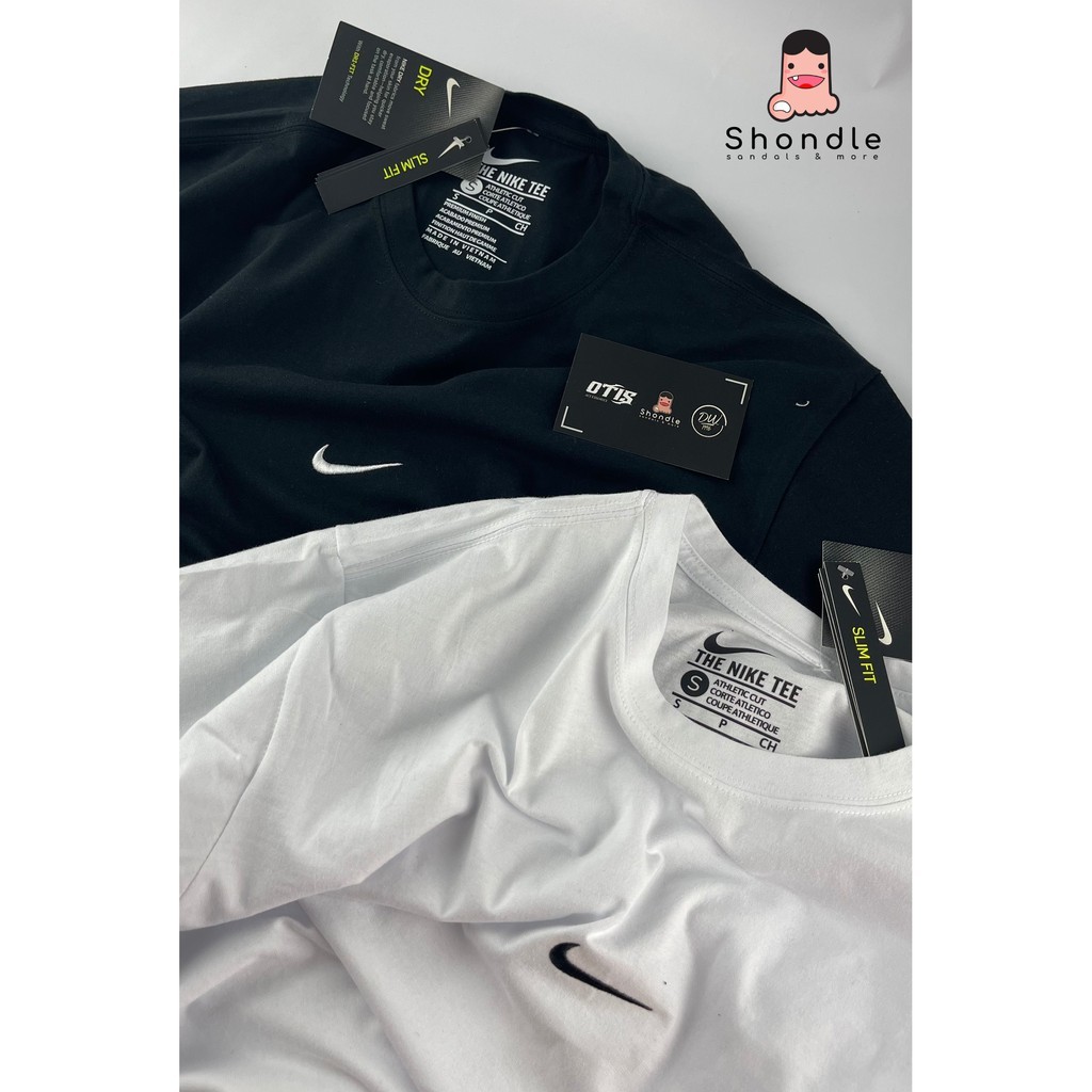 Áo Thun Thêu 1 Logo Nike Basic Chất Liệu Cotton Hàng Cao Cấp