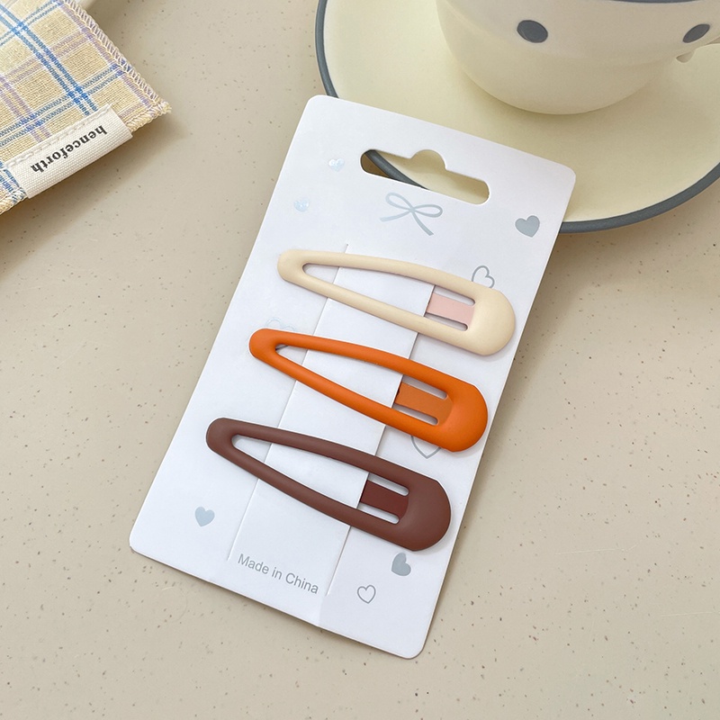 Bộ Kẹp Tóc Ngôi Sao Màu Nâu Dễ Thương Xinh Xắn Dành Cho Bé Gái