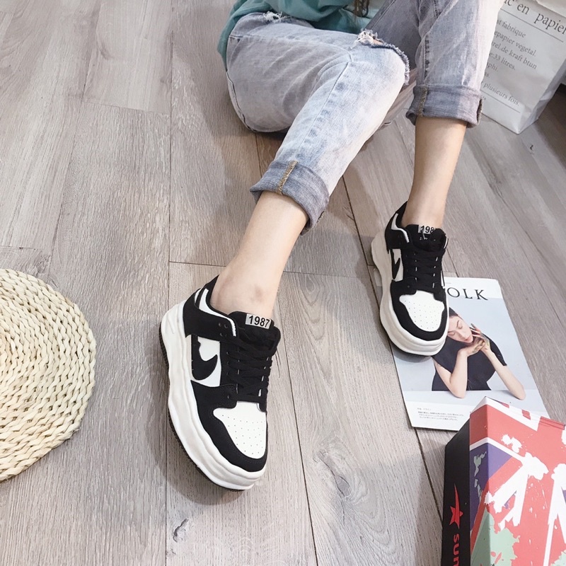 Giày thể thao pha viền fullbox hàng quảng châu cao cấp
