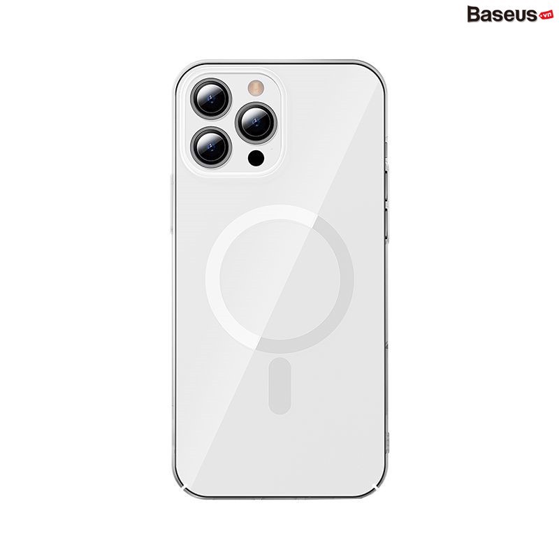 Ốp lưng PC siêu mỏng Magsafe từ tính Baseus Crystal Magnetic Dành Cho Phone 13 Promax/ 13Pro/ 13