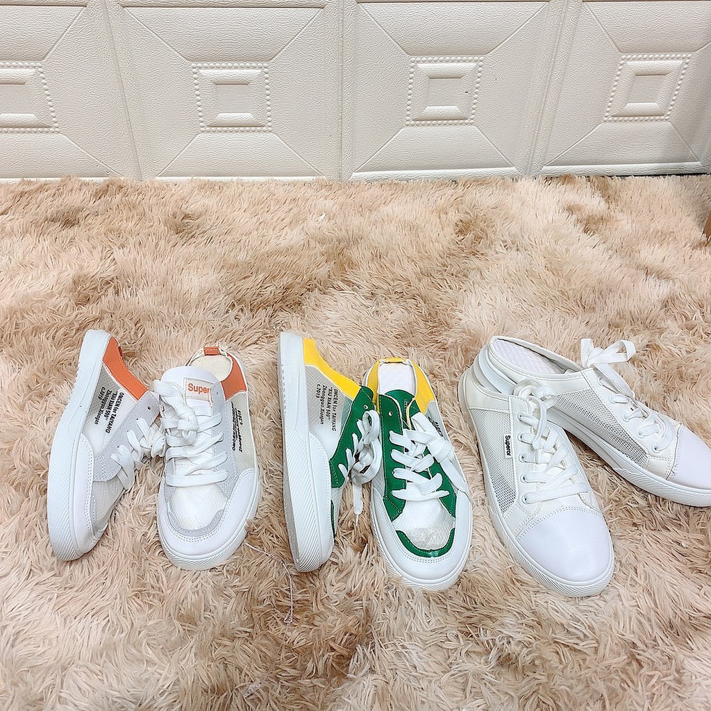Giày sục thể thao nam, giày lười sneaker nam trẻ trung cá tính SUPEROR 1F03