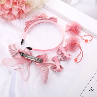 Set 6 kẹp tóc băng đô cho bé gái