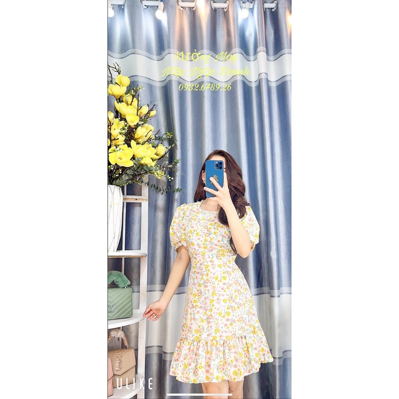 [Mã WAMT1505 giảm 10K đơn 0K] Váy hoa đuôi cá kèm video thật | BigBuy360 - bigbuy360.vn