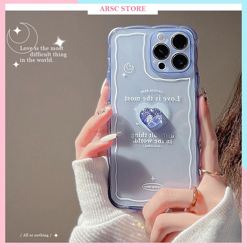 Ốp Lưng Iphone Trái Tim 3D Cho Iphone 7 8 Plus Se X Xs Xs Max 11 12 13 14 Pro Max