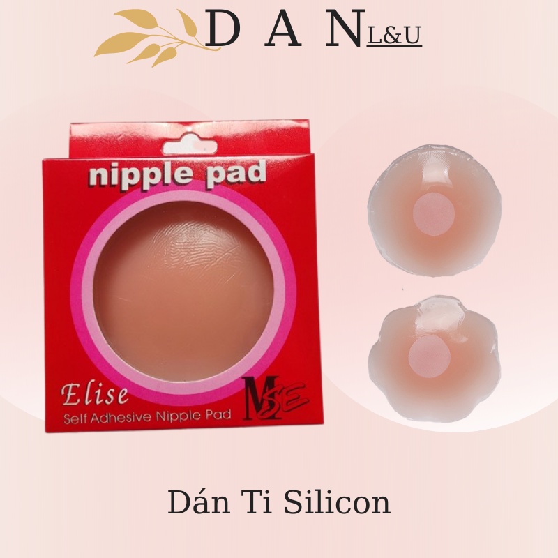 Miếng Dán Ngực Ti Silicon Nhũ Hoa Sử Dụng Nhiều Lần DAN L&amp;U H1222