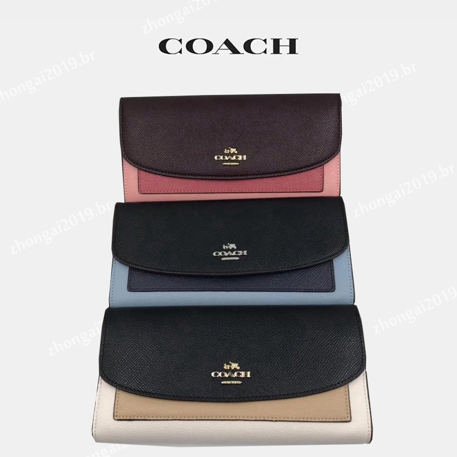 Original Coach Ví nữ dài /ví nữ túi xách nữ / Ví Coach / cầm tay nhỏ hàng xuất xịn /  Ví bóp cầm tay da nữ mini đẹp