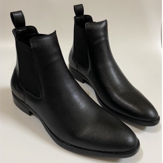 Giày công sở chelsea boot nam da bò nguyên tấm | BigBuy360 - bigbuy360.vn