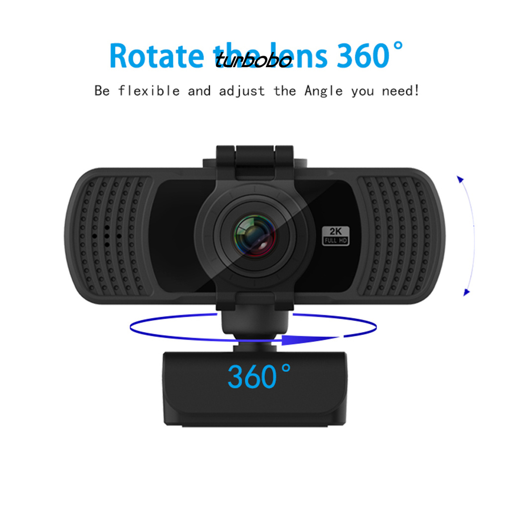 Webcam Wb_Webcam 2k Autofois Usb Hd Kèm Mic Cho Mac Laptop Video Live