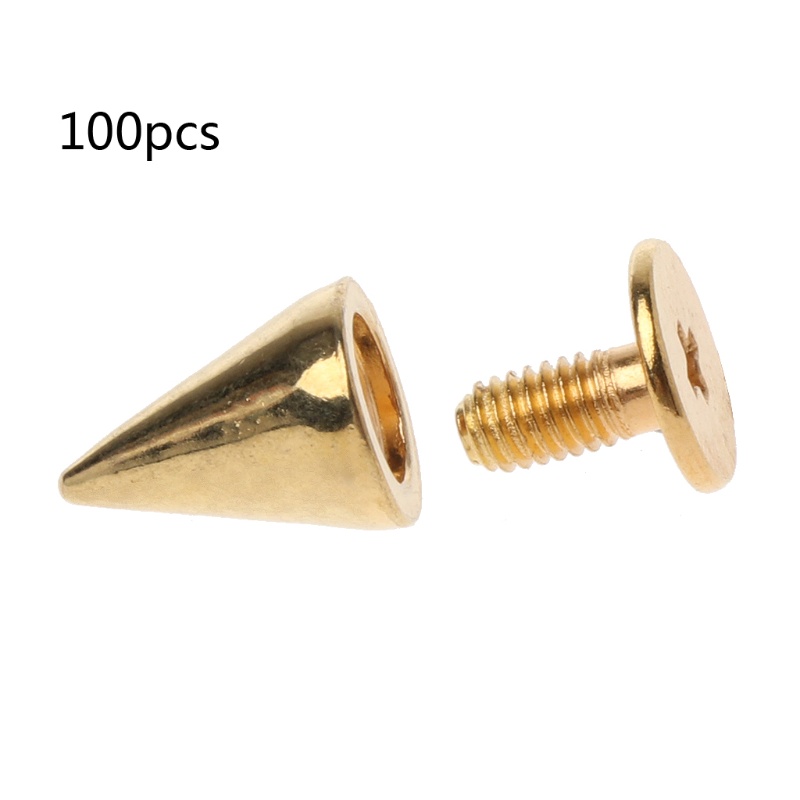 Set 100 Đinh Tán Hình Nón 10Mm Chuyên Dụng Cho Đồ Da