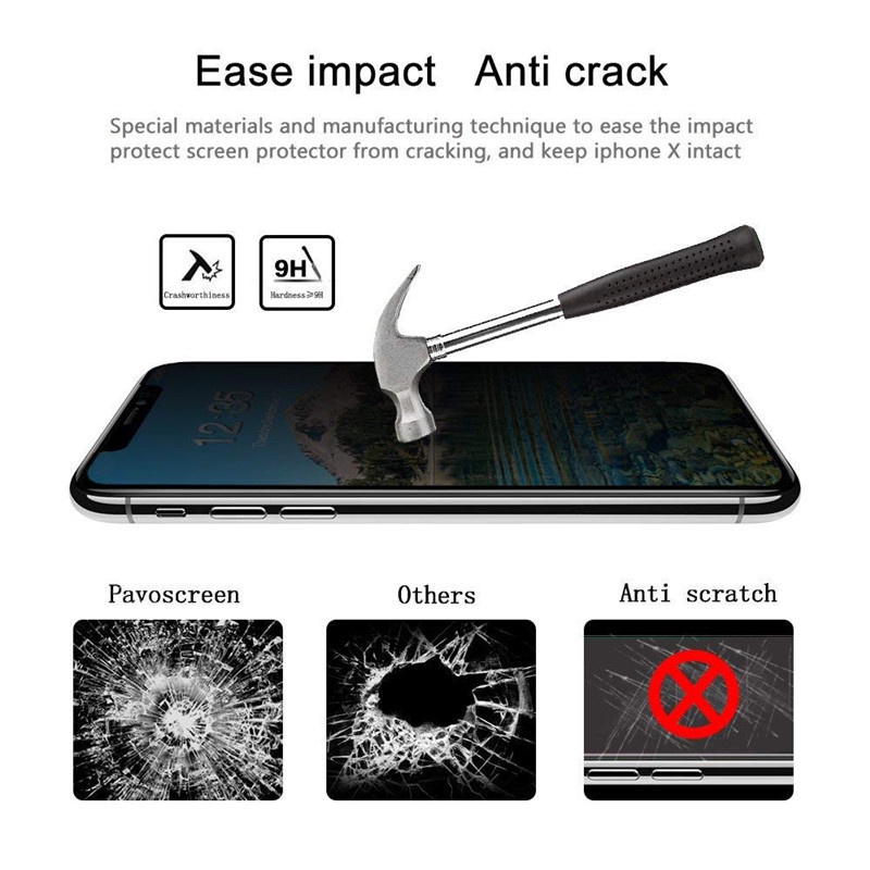 Kính Cường Lực Chống Nhìn Trộm For IPhone 15 14 13  6 7 8 Plus X Xs Xr 11 12 Pro Max Mini