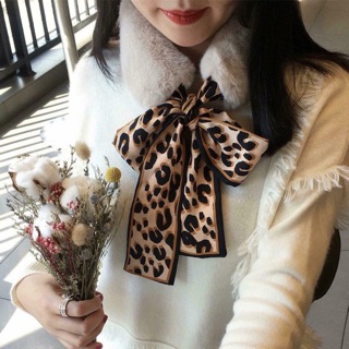 Khăn lông thỏ họa tiết da báo