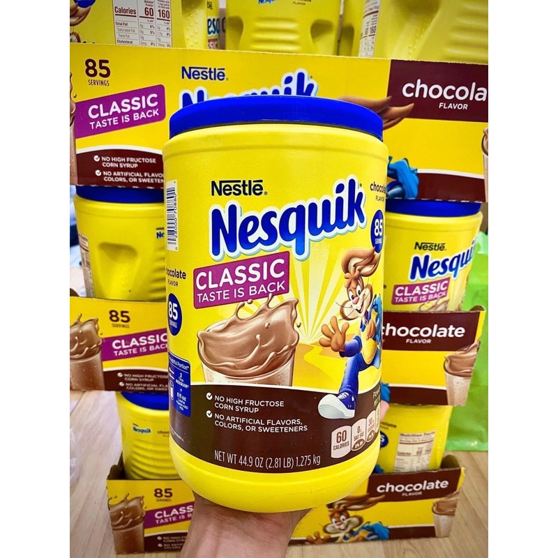[Date 2022]-Bột chocolate Nesquik 1kg275 của Mỹ