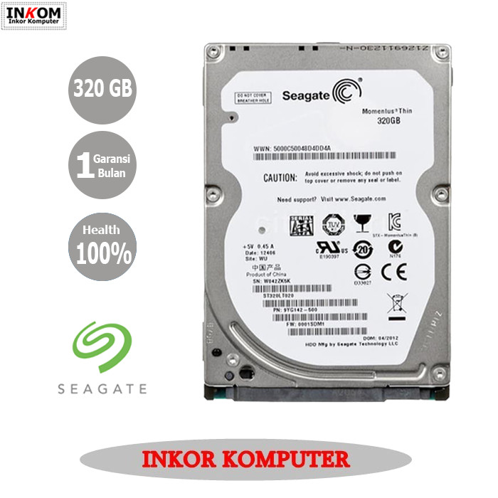 Ổ Cứng Bên Trong 320gb Sata Seagate Cho Laptop