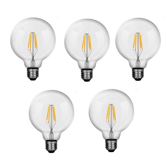 Bộ 5 bóng đèn Led Edison G95 8W đui E27.
