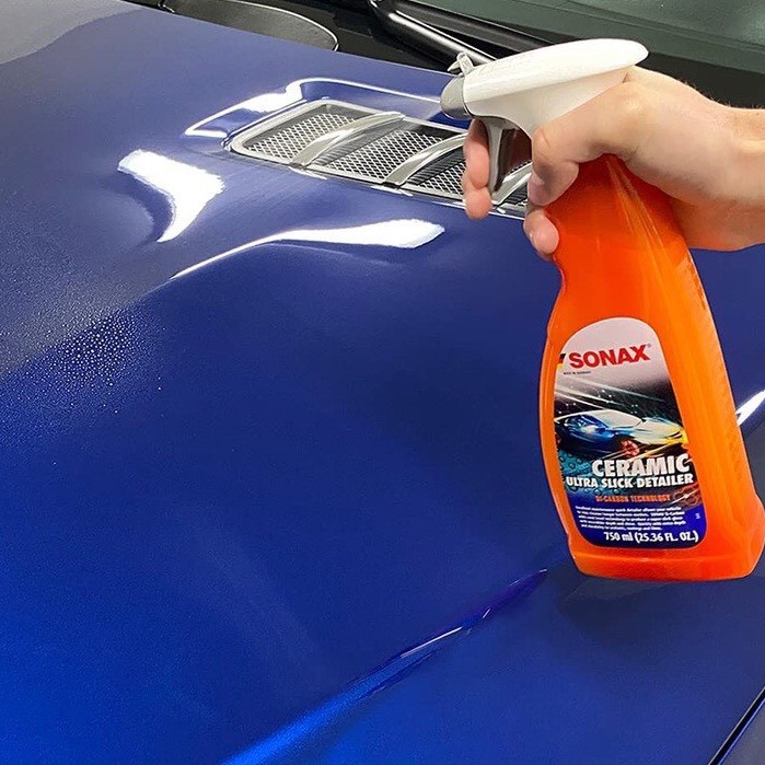 Dung Dịch Phủ Bóng Sơn xe Hiệu Ứng Lá Sen Sonax Xtreme Ceramic Ultra Slick Detailer 268400 750ml chamsocxestore