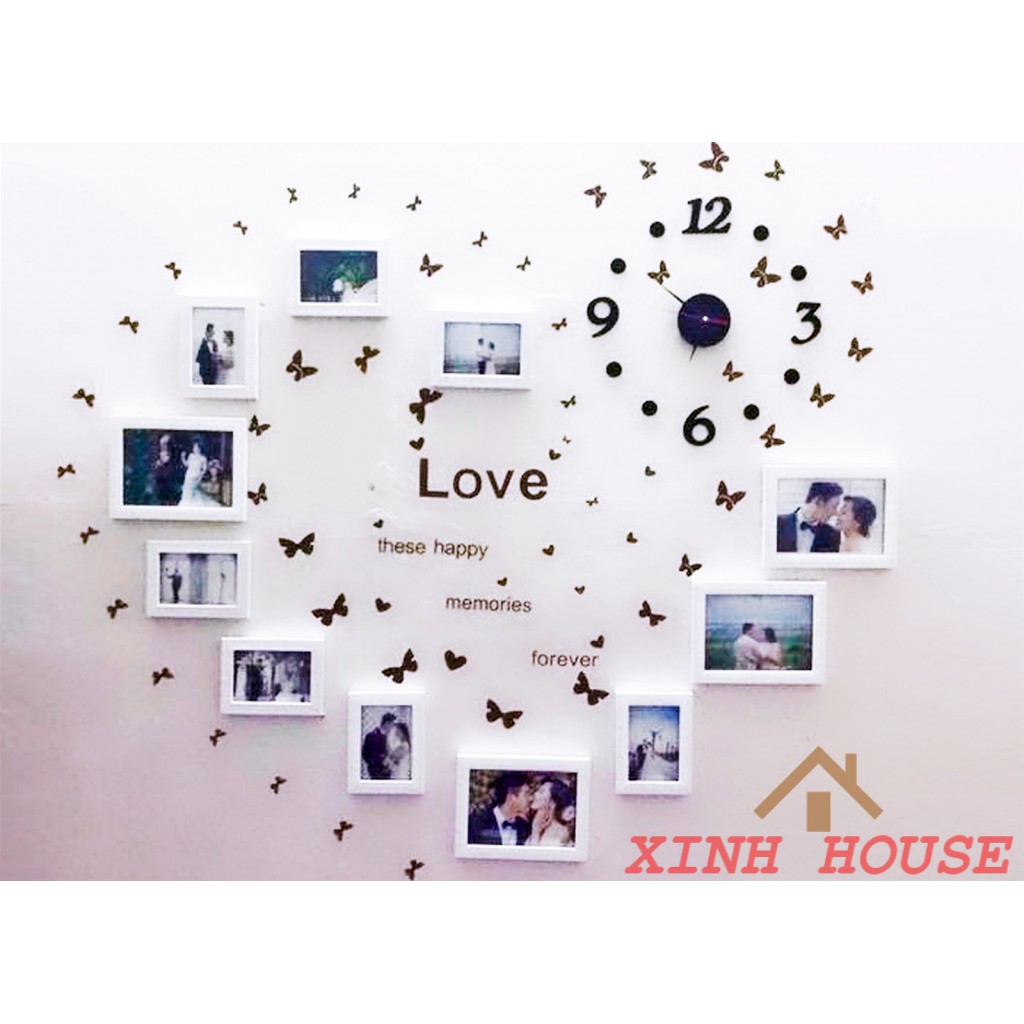 Bộ Khung Ảnh Treo Tường Trái Tim KA1103 phòng cưới - Bảo Hành Gãy, Vỡ - Hỗ Trợ In Hình | BigBuy360 - bigbuy360.vn