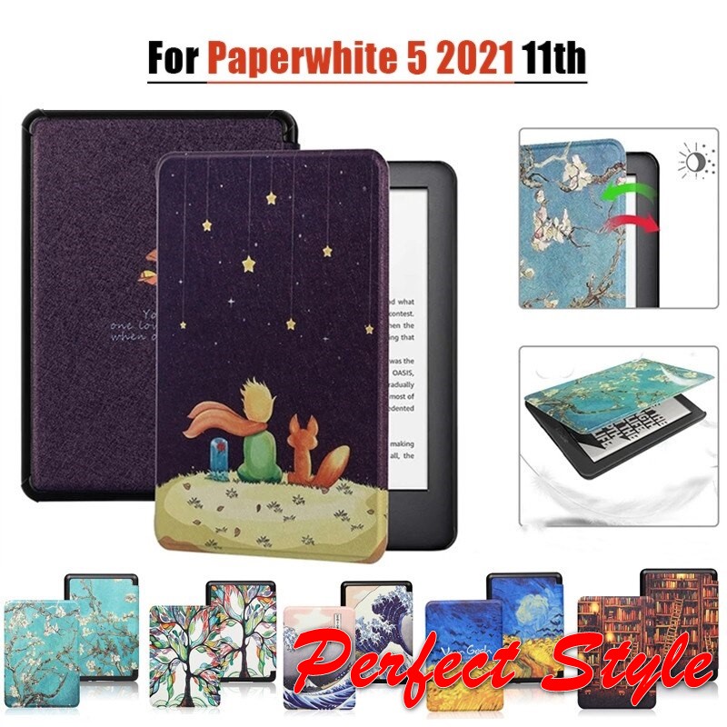 Bao da All-New Kindle Paperwhite 5 2021 6.8&quot; in họa tiết