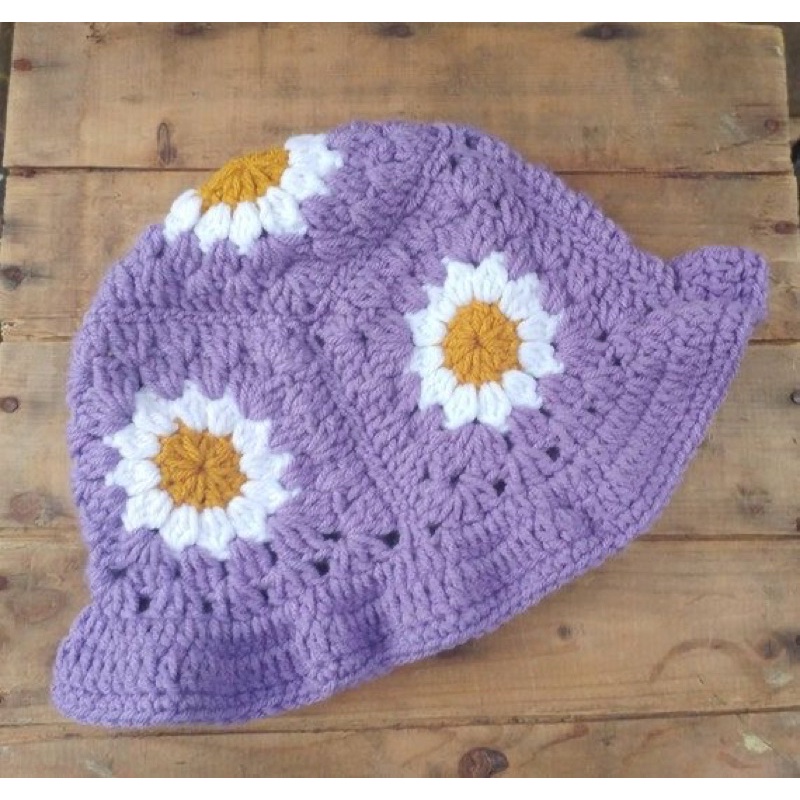 Nón bucket len dễ thương