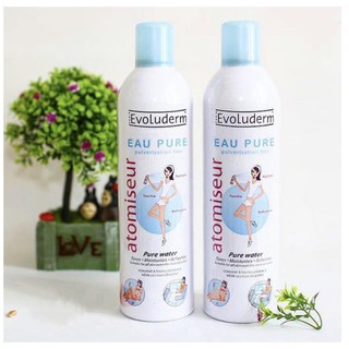 Xịt khoáng cấp ẩm làm dịu da Evoluderm 400ml