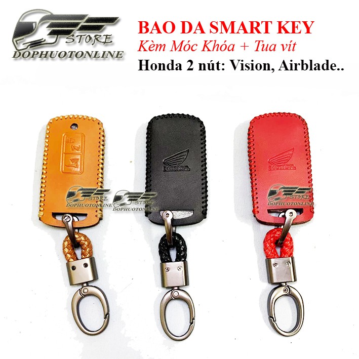 Bao Da Smartkey Kèm Móc Khóa Cho SH, LEAD, AIR BLADE, VARIO <DPOL>