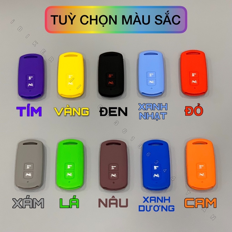 Bọc chìa khoá smartkey xe máy AB, Vario, Click, Lead, Vision...trừ Vision 2021