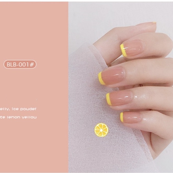 Sơn gel thạch móng tay gel AS dùng máy hơ tone màu nâu siêu hot mã BLB 15ml