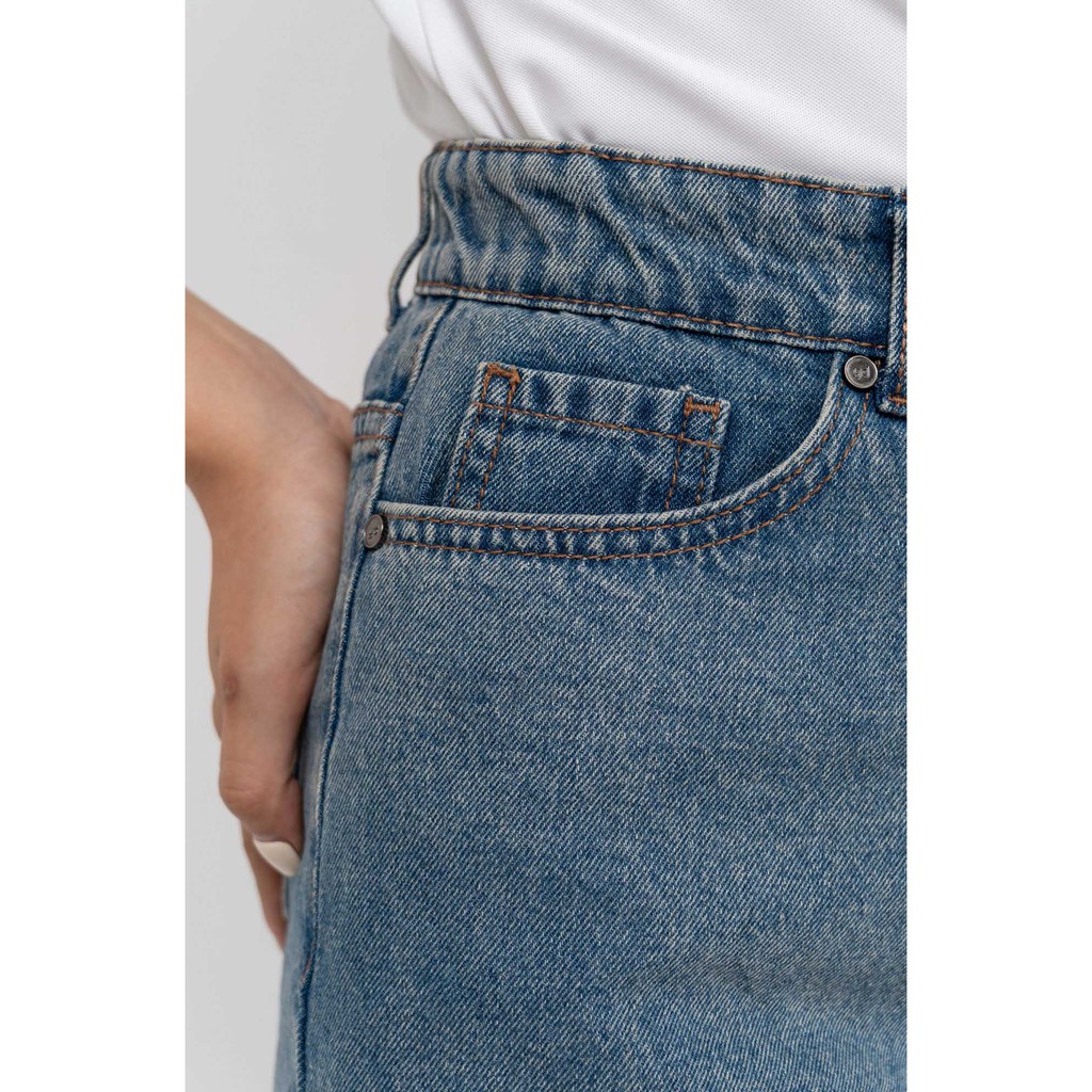 Quần short jean nữ Yody lửng nữ rộng co giãn năng động SJN3052 | BigBuy360 - bigbuy360.vn