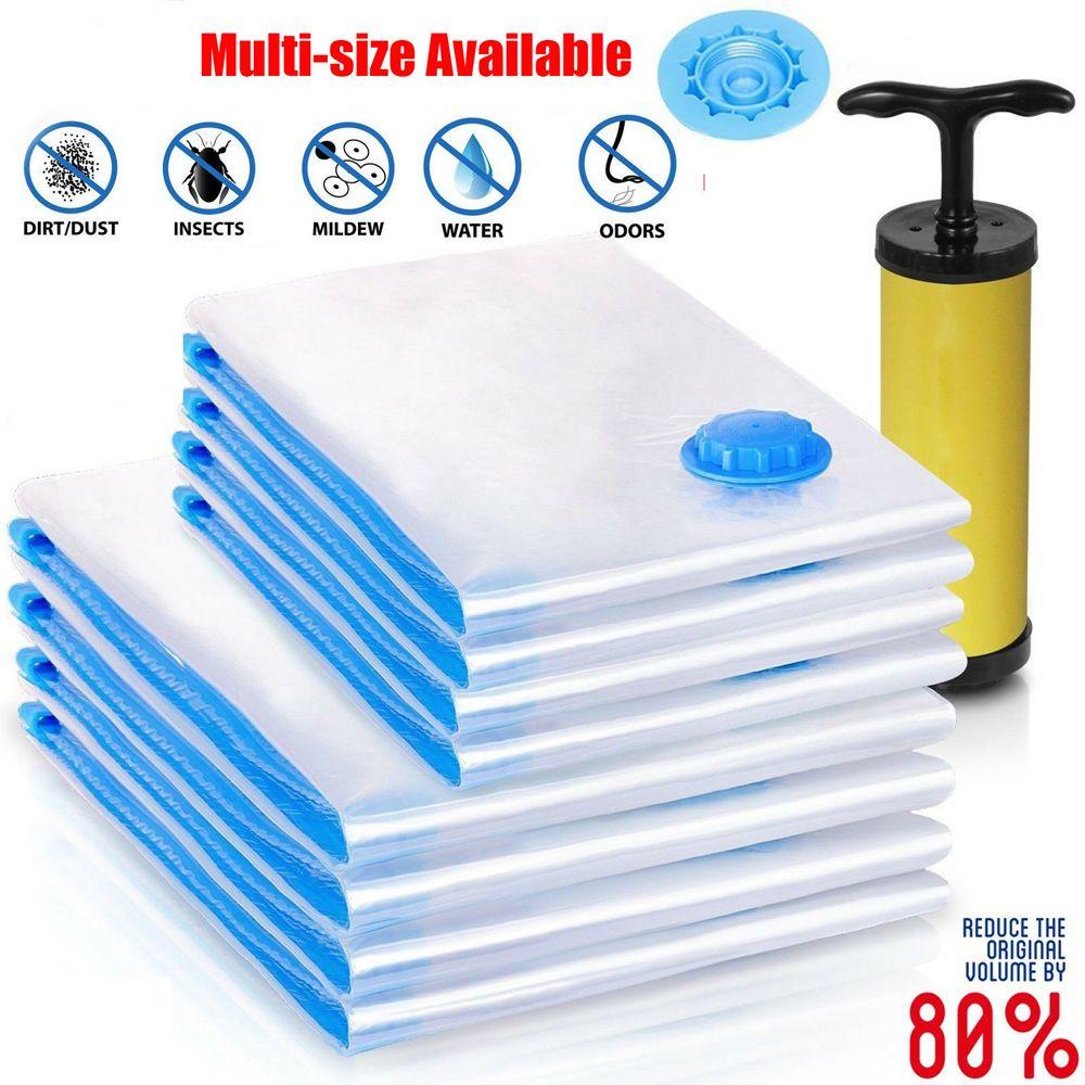 BORAG Bộ 5 / 10 Túi Hút Chân Không Giúp Tiết Kiệm Không Gian