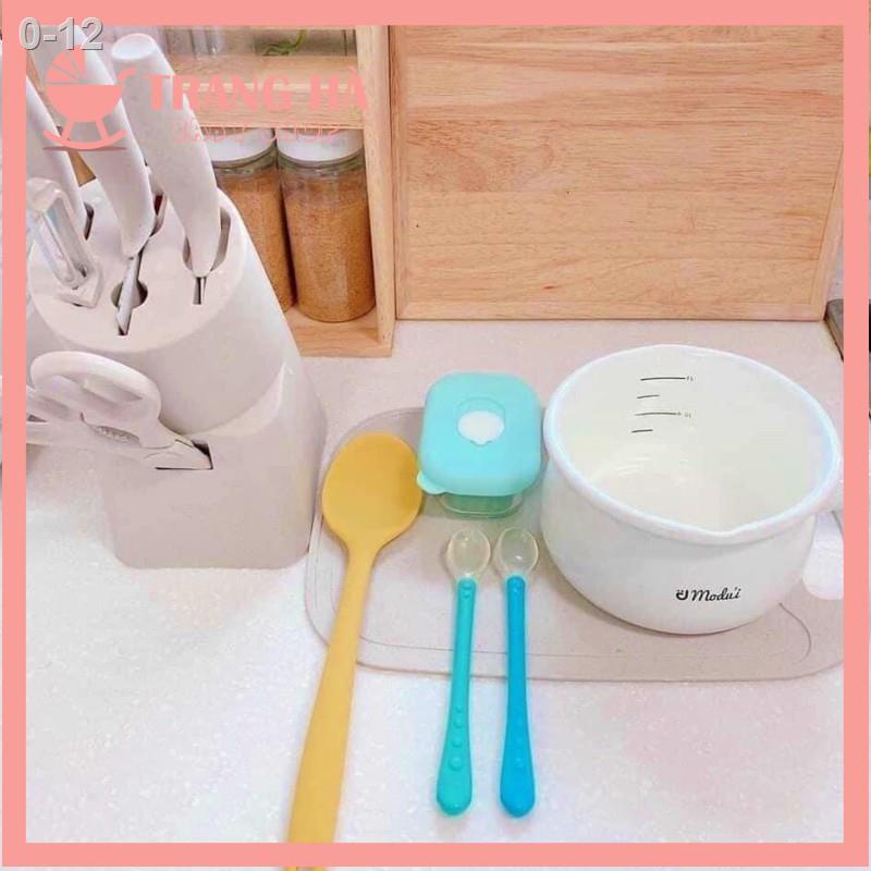 🍒𝑺𝒊𝒆̂𝒖 𝑺𝒂𝒍𝒆🍒Nồi Sứ Modui - Nồi Nấu Bột Cháo Ăn Dặm Style Hàn Quốc Siêu Xinh Cho Bé