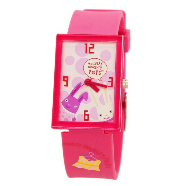 Naughty - Naughty Pets NNP-75 Đồng hồ trẻ em / thanh thiếu niên - Hồng