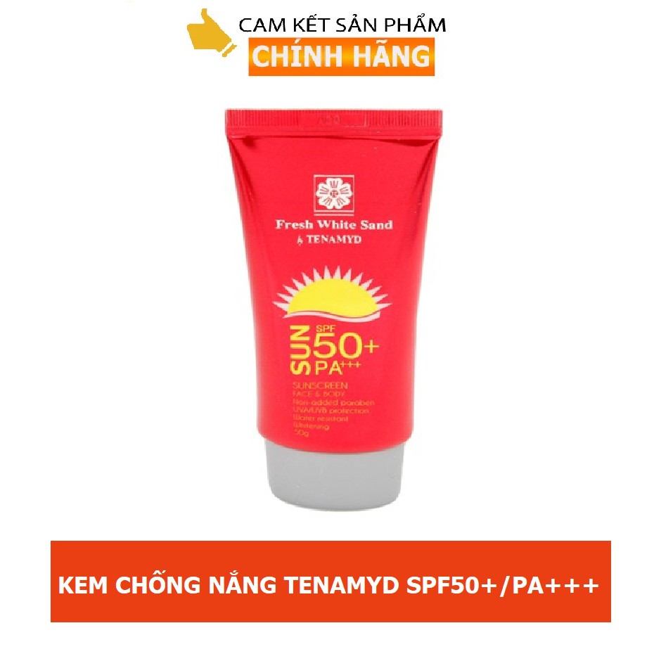 Kem Chống Nắng Tenamyd Canada - Sunscreen SPF 50+/PA+++ (Chống Nắng Và Dưỡng Trắng Da)