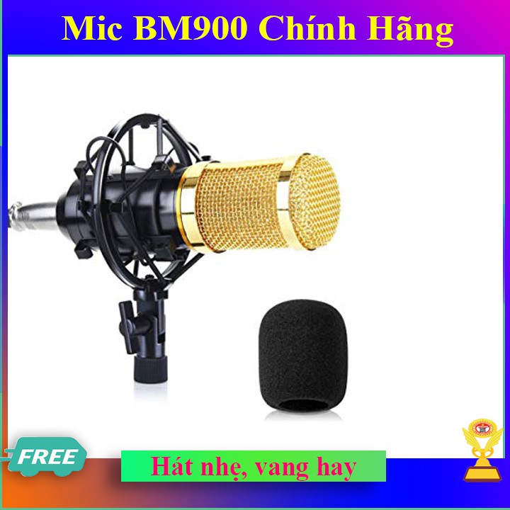 Mic Thu Âm Bm900 Waichang, chuyên dụng cho thu âm, livestream Hay