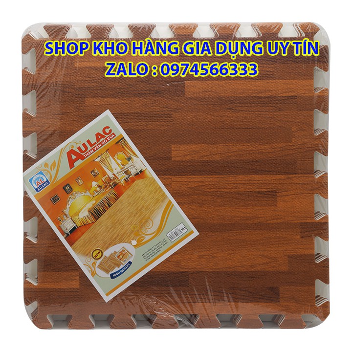 [Trợ giá] Thảm xốp vân gỗ Âu Lạc 60x60 cm ( bộ 4 tấm)