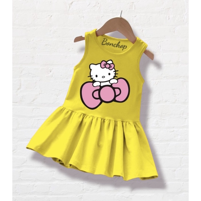 Đầm Thun Cotton Bé Gái 12kg -44kg