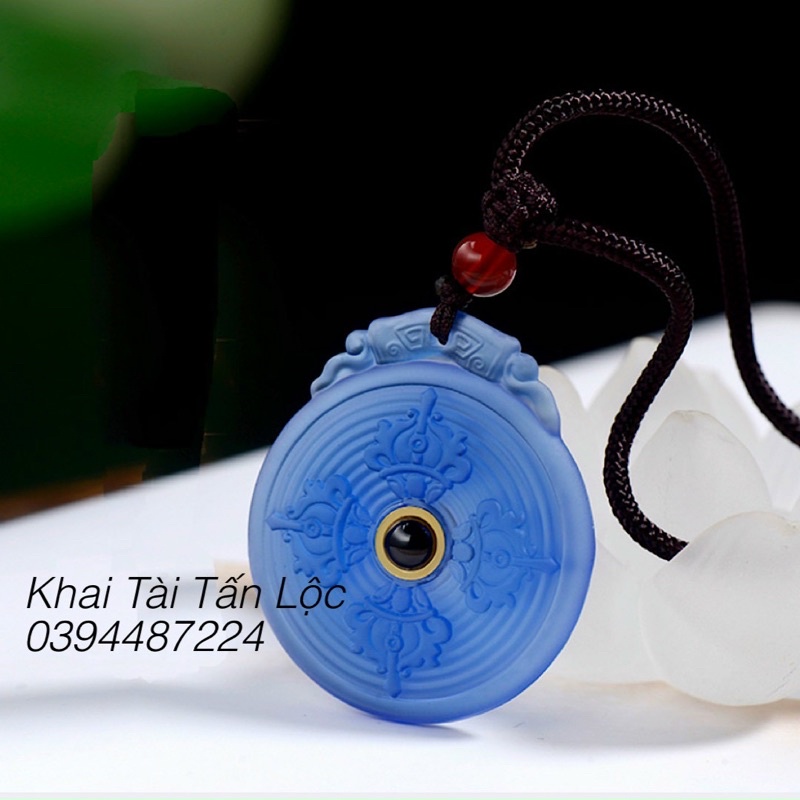 DÂY CHUYỀN TÂM CHÚ PHẬT DƯỢC SƯ ĐÁ LƯU LY